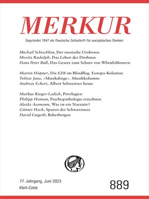 cover image of MERKUR  6/2023